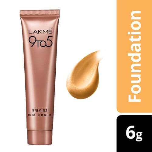 Lakme Foundation - Weightless Mousse, 9 To 6, 6 g Beige Vanilla